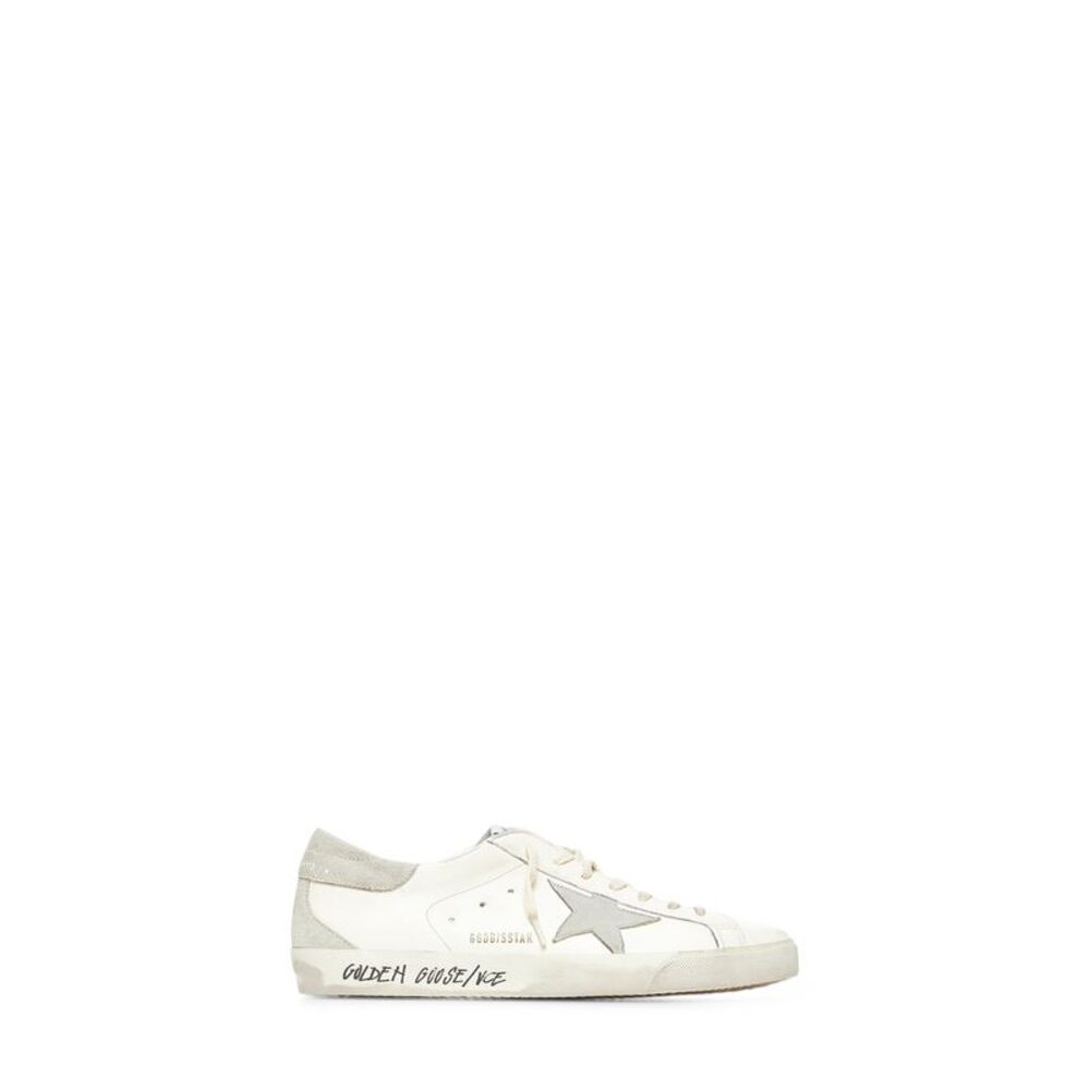 Golden Goose Men Super-Star Sneakers In White Leather - Picture 1 of 3